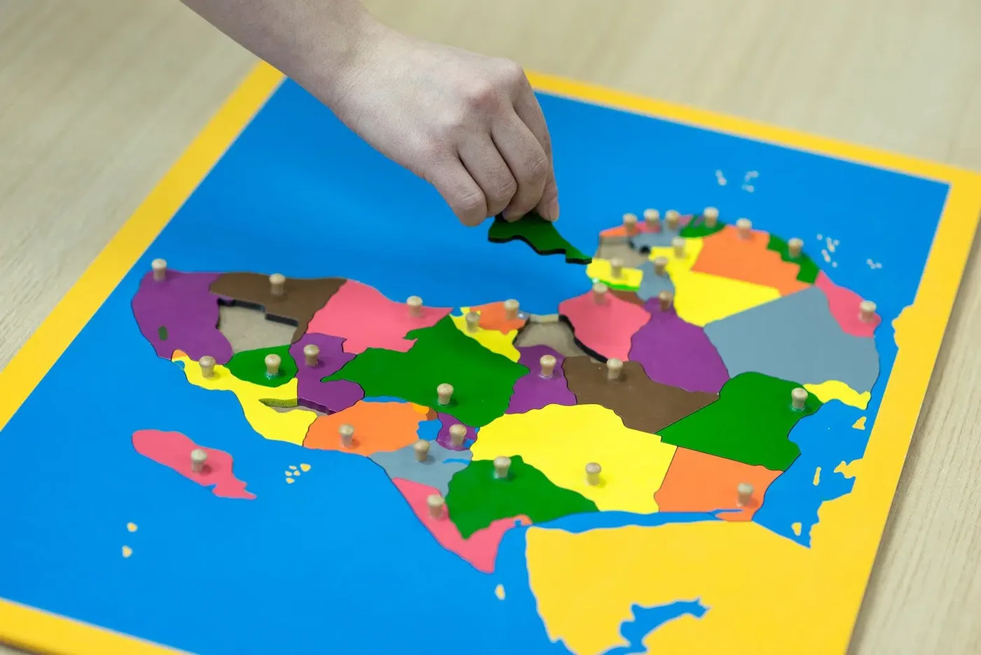 matériel Montessori géographie